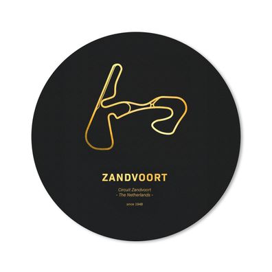 Mauspad - Rennstrecke - Zandvoort - Formel 1 - 20x20 cm