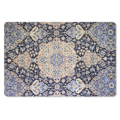 Mauspad - Persischer Teppich - Teppich - Mandala - Blau - 27x18 cm