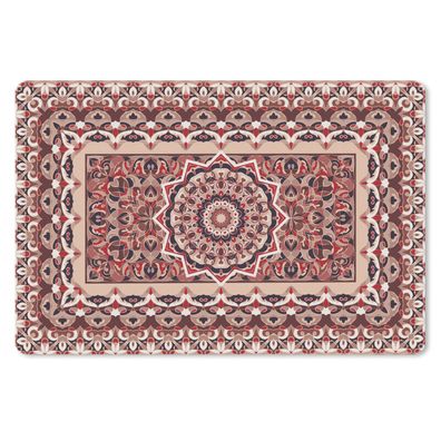 Mauspad - Persische Teppiche - Teppiche - Mandala - Rot - 27x18 cm