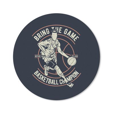 Mauspad - Basketball - Sport - Jahrgang - 30x30 cm