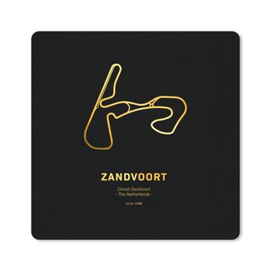 Mauspad - Rennstrecke - Zandvoort - Formel 1 - 30x30 cm