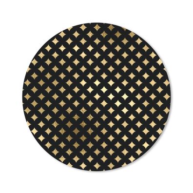 Mauspad - Muster - Sterne - Gold - 30x30 cm