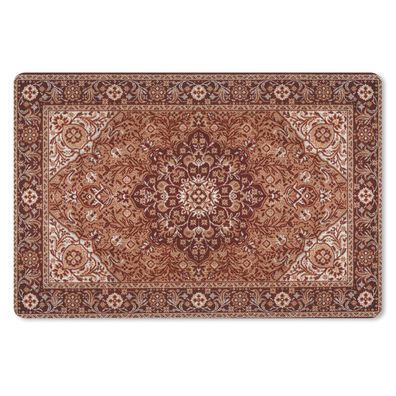 Schreibtischunterlage - Persischer Teppich - Teppich - Mandala - Braun - 60x40 cm - M