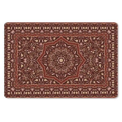 Schreibtischunterlage - Persischer Teppich - Teppich - Mandala - 60x40 cm - Mauspad