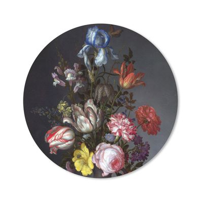 Mauspad - Blumen in einer Vase mit Muscheln und Insekten - Balthasar van der Ast - 20