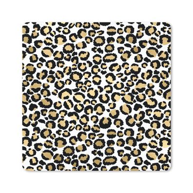 Mauspad - Muster - Pantherdruck - Gold - 30x30 cm