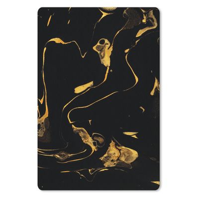 Mauspad - Muster - Gold - Schwarz - 40x60 cm