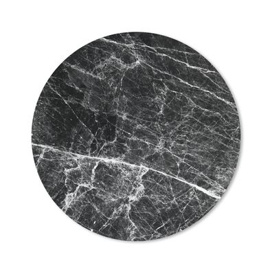 Mauspad - Marmor - Stein - Schwarz - 20x20 cm