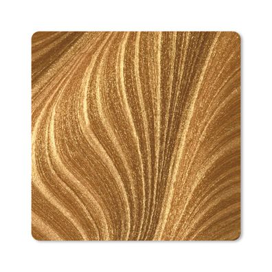 Mauspad - Nahaufnahme von Goldfarbe - 20x20 cm