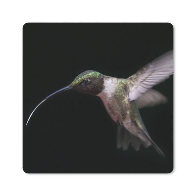 Mauspad - Kolibri - Vogel - Federn - 20x20 cm