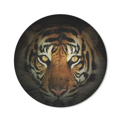 Mauspad - Tiger - Licht - Augen - 20x20 cm