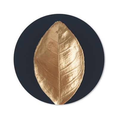 Mauspad - Blätter - Luxus - Gold - 40x40 cm
