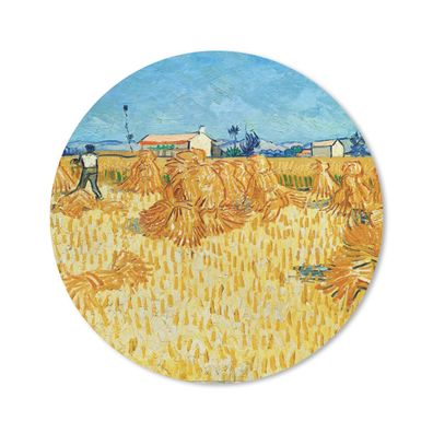 Mauspad - Weinlese in der Provence - Vincent van Gogh - 20x20 cm