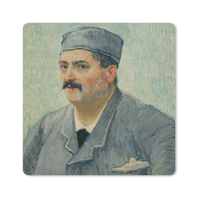 Mauspad - Porträt von Etienne-Lucien Martin - Vincent van Gogh - 20x20 cm