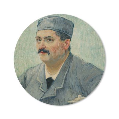 Mauspad - Porträt von Etienne-Lucien Martin - Vincent van Gogh - 20x20 cm