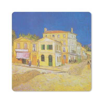 Mauspad - Das gelbe Haus - Vincent van Gogh - 20x20 cm