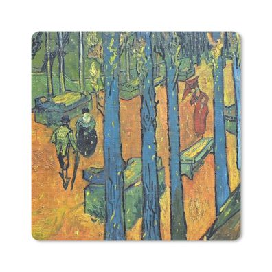 Mauspad - Die Alyscamps - Vincent van Gogh - 20x20 cm