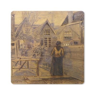 Mauspad - Das Haus der Mutter von Sien vom Garten aus gesehen - Vincent van Gogh - 20