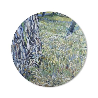 Mauspad - Baumstämme im Gras - Vincent van Gogh - 20x20 cm