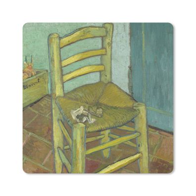 Mauspad - Der Stuhl von Vincent - Vincent van Gogh - 20x20 cm