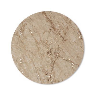 Mauspad - Marmor - Braun - Luxus - 50x50 cm