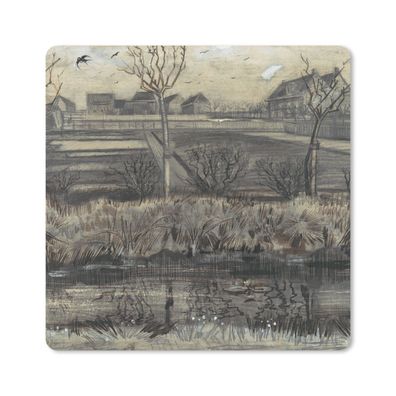 Mauspad - Kinderzimmer am Schenkweg - Vincent van Gogh - 20x20 cm