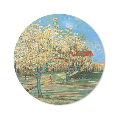Mauspad - Blühender Obstgarten - Vincent van Gogh - 20x20 cm