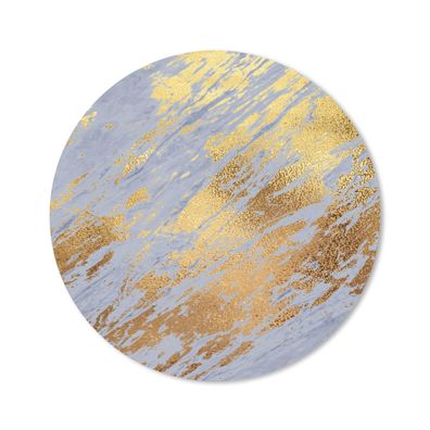 Mauspad - Marmor - Gold - Muster - 50x50 cm