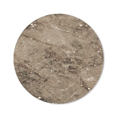 Mauspad - Marmor - Braun - Glitter - 40x40 cm