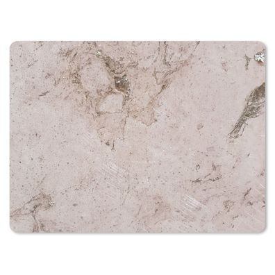 Mauspad - Marmor - Stein - Licht - 23x19 cm