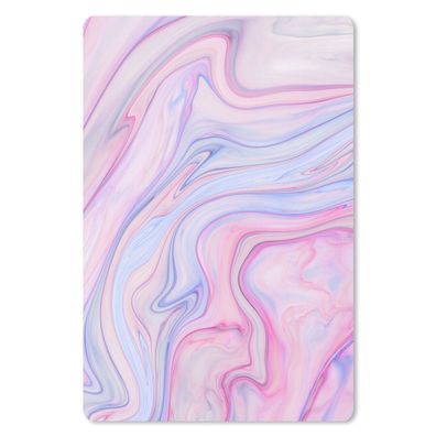 Mauspad - Marmor - Farben - Pastell - 18x27 cm