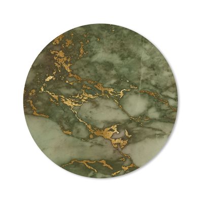 Mauspad - Marmor - Muster - Gold - 50x50 cm