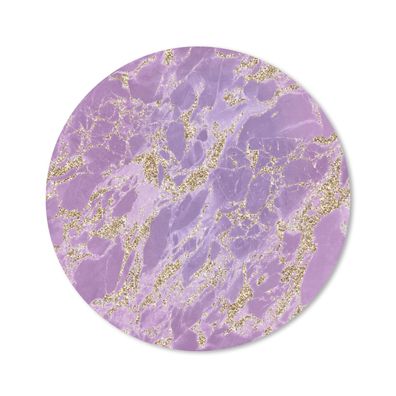 Mauspad - Marmor - Glitzer - Schick - Gold - 50x50 cm