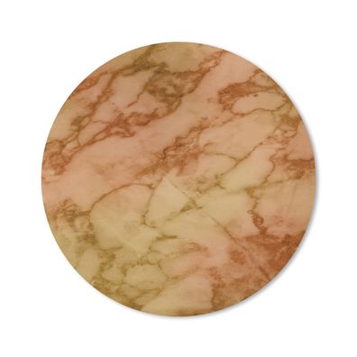 Mauspad - Marmor - Rosa - Braun - 40x40 cm