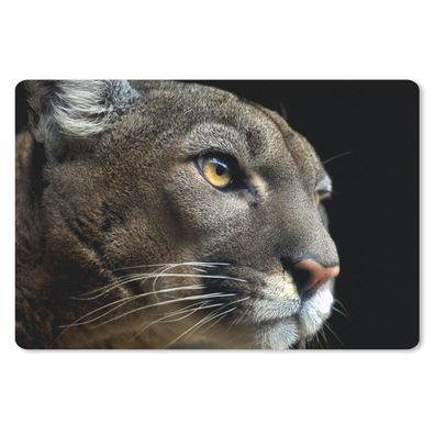 Mauspad - Puma - Wilde Tiere - Porträt - 27x18 cm