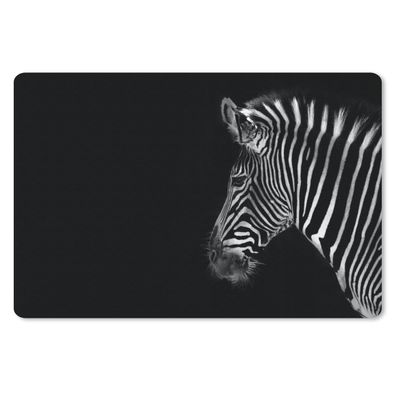 Mauspad - Zebra - Wilde Tiere - Schwarz - 27x18 cm
