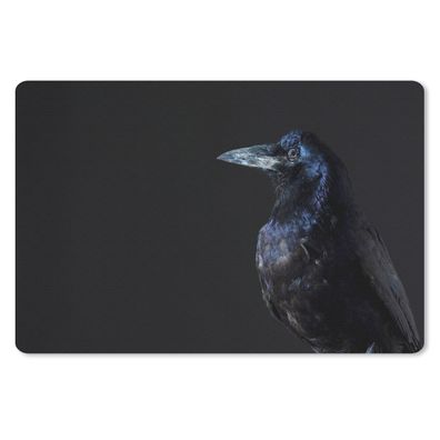 Mauspad - Vogel - Tiere - Schwarz - 27x18 cm