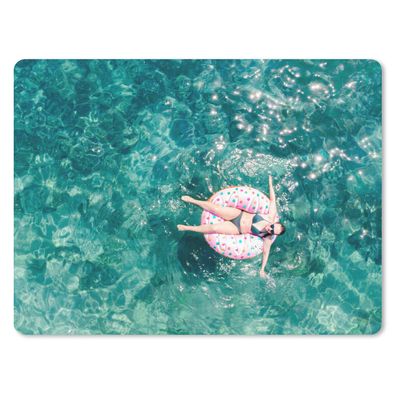 Mauspad - Wasser - Schwimmbad - Sommer - 40x30 cm