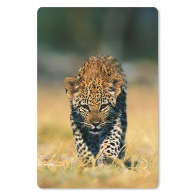 Mauspad - Leopard - Makro - Gras - 18x27 cm