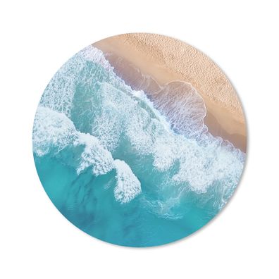 Mauspad - Meer - Wasser - Schaum - 50x50 cm