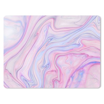 Mauspad - Marmor - Farben - Pastell - 40x30 cm