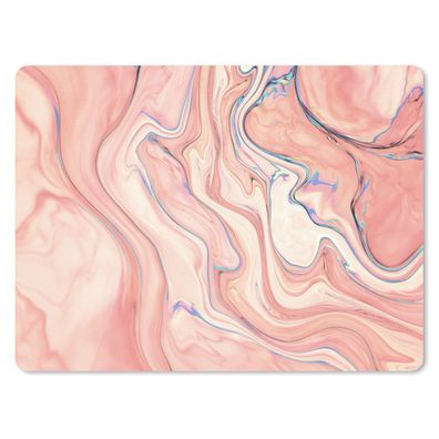 Mauspad - Marmor - Pastell - Rosa - 23x19 cm