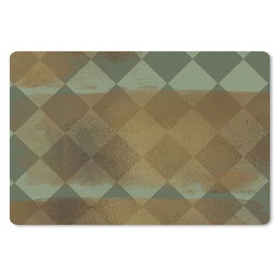 Mauspad - Patroon - Goud - Blok - 27x18 cm