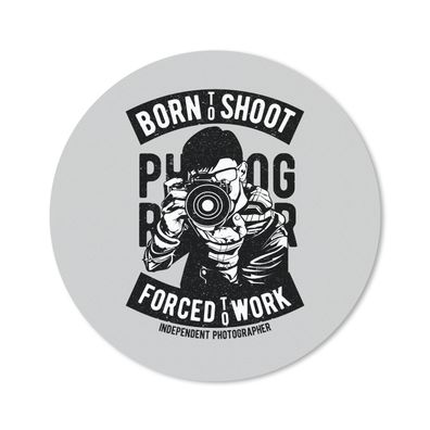 Mauspad - Kamera - Foto - Retro - 40x40 cm