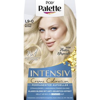 Poly Palette Intensiv Creme Coloration L9-0 Platin blond 1 Stk (1x115ml)