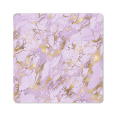 Mauspad - Marmor - Blattgold - Muster - Luxus - 20x20 cm