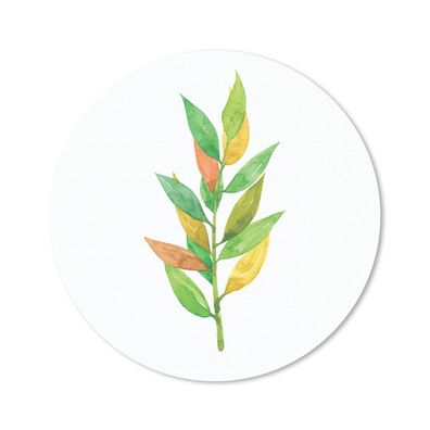Mauspad - Aquarelle - Blätter - Pflanzen - 20x20 cm
