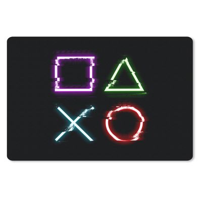 Schreibtischunterlage - Spiel - Controller - Led - 60x40 cm - Mauspad