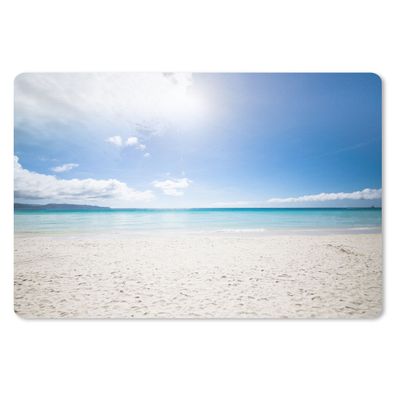 Mauspad - Strand - Insel - Sonne - 27x18 cm