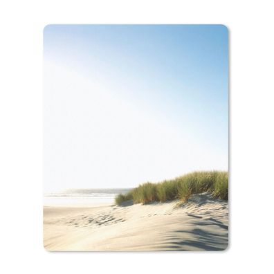 Mauspad - Strand - Meer - Gras - 19x23 cm